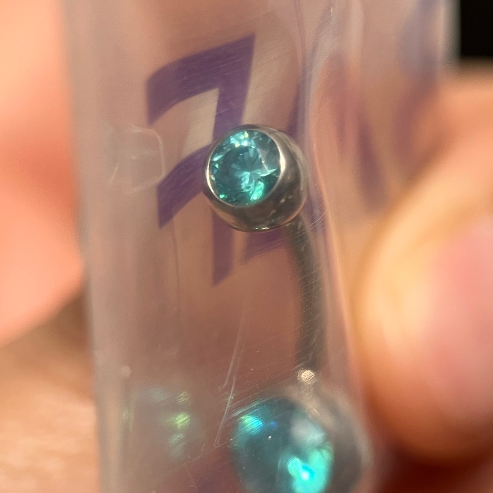 Anatometal Implant Grade Steel 14g 7/16 Length Bellyring